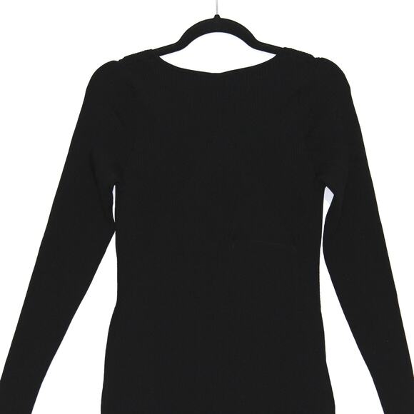 Rag & Bone Asher Midi Dress Black Size Large - Picture 10 of 11
